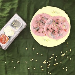 Oats and moong daal uttpam
